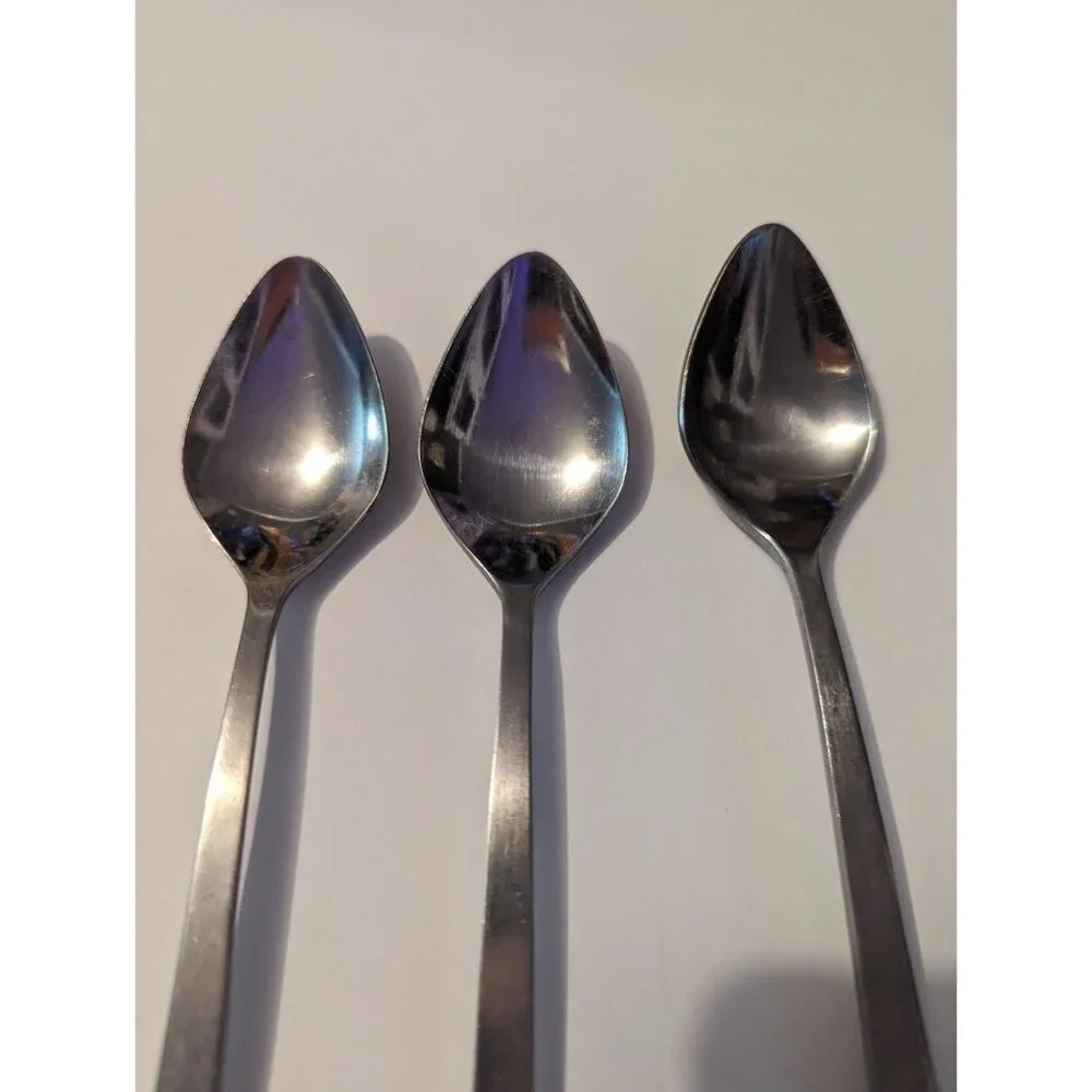 VTG CARLYLE Hong Kong stainless‎ cameo pattern lot 3teaspoons replacement